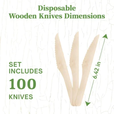 Disposable wooden knives dimension Disposable wooden knives dimension