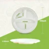10inch compartment bagasse plates 10inch compartment bagasse plates