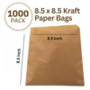 8x8 inch strung kraft paper bags 8x8 inch strung kraft paper bags