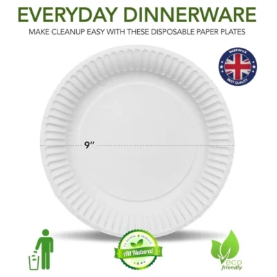 23cm paper plates by Ask Packaging 23cm paper plates by Ask Packaging