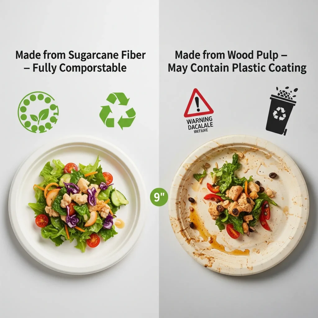 9 Inch Bagasse Plates – Benefits, Uses & Eco Advantages 9 inch bagasse plates vs paper plates